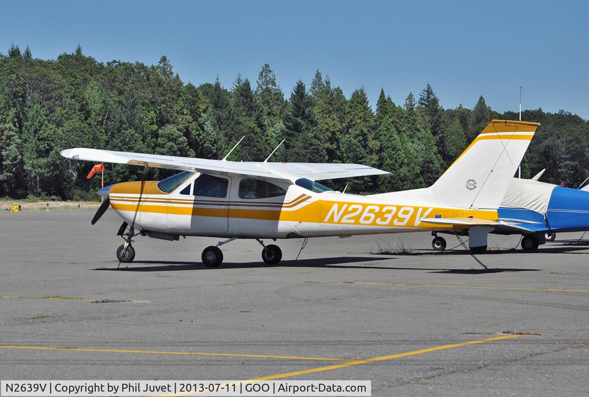 N2639V, 1974 Cessna 177RG Cardinal C/N 177RG0639, Parked at Nevada County Airport, Grass Valley, CA.