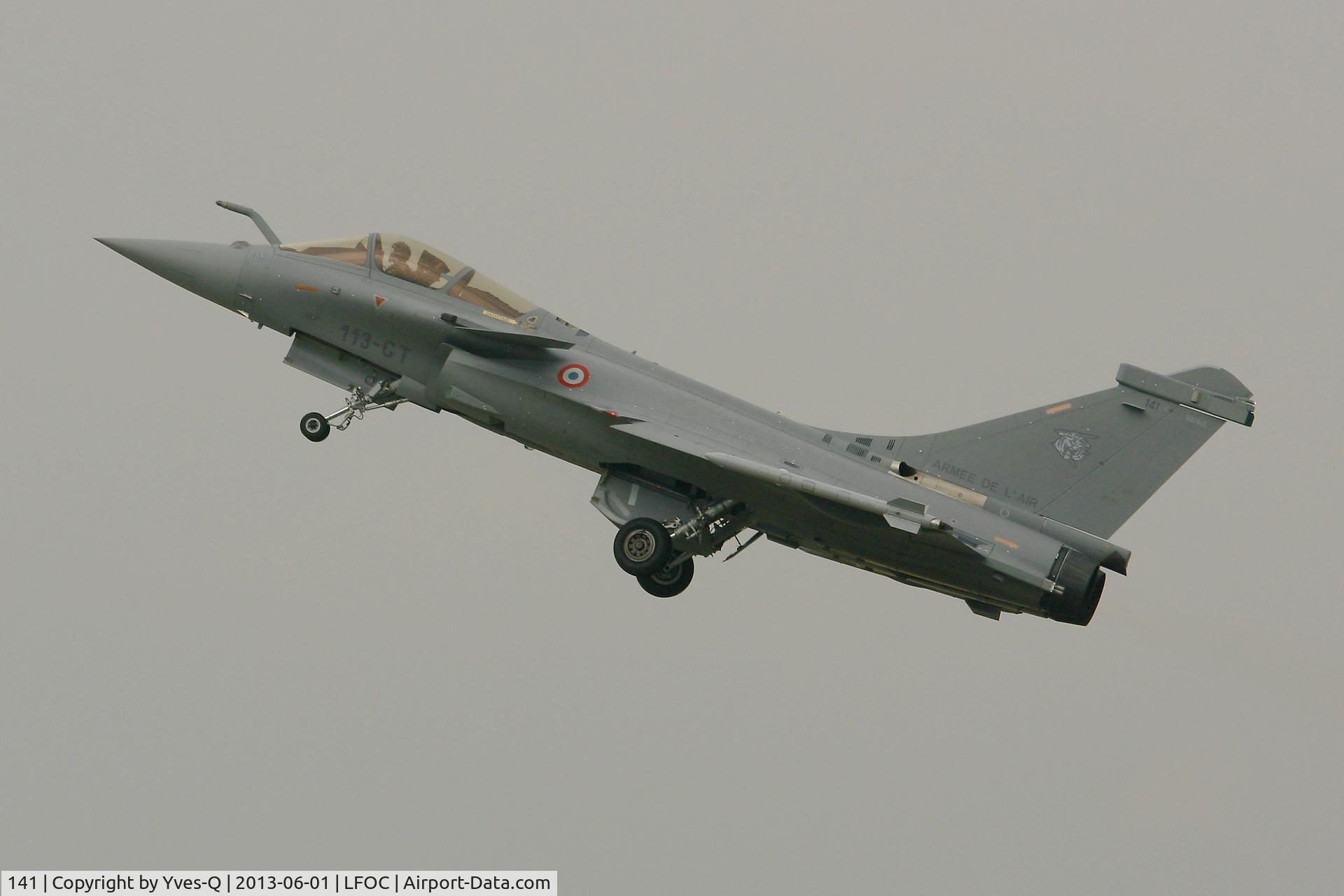 141, Dassault Rafale C C/N 141, French Air Force Dassault Rafale C, Solo display, Châteaudun Air Base 279 (LFOC) Open day 2013