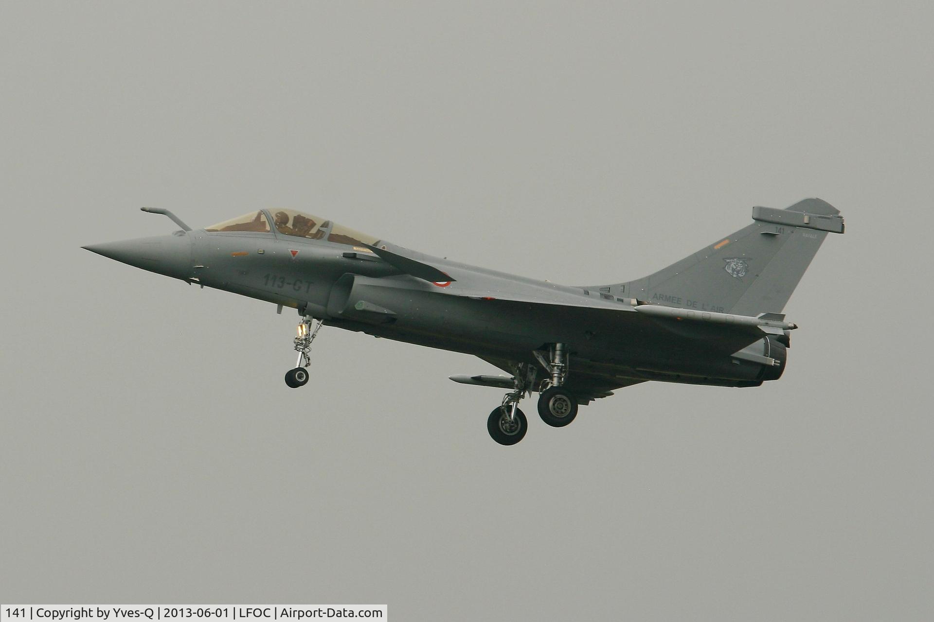 141, Dassault Rafale C C/N 141, French Air Force Dassault Rafale C, Solo display, Châteaudun Air Base 279 (LFOC) Open day 2013
