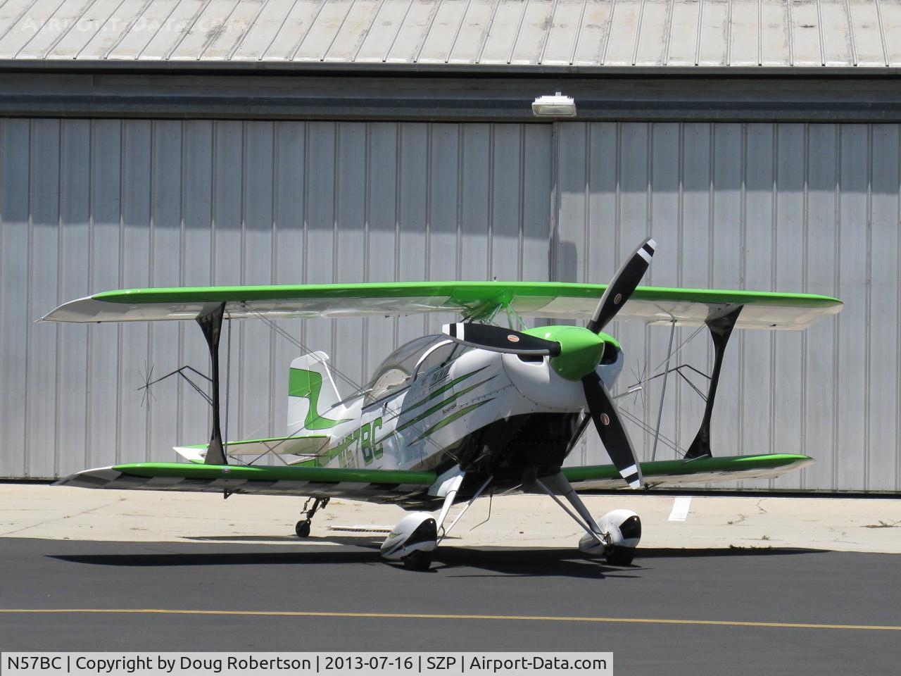 N57BC, 2001 Aviat Pitts S-2C Special C/N 6042, 2001 Aviat S-2C PITTS SPECIAL, Lycoming AEIO-540, Bill Cornick's airshow ride, three-blade CS prop