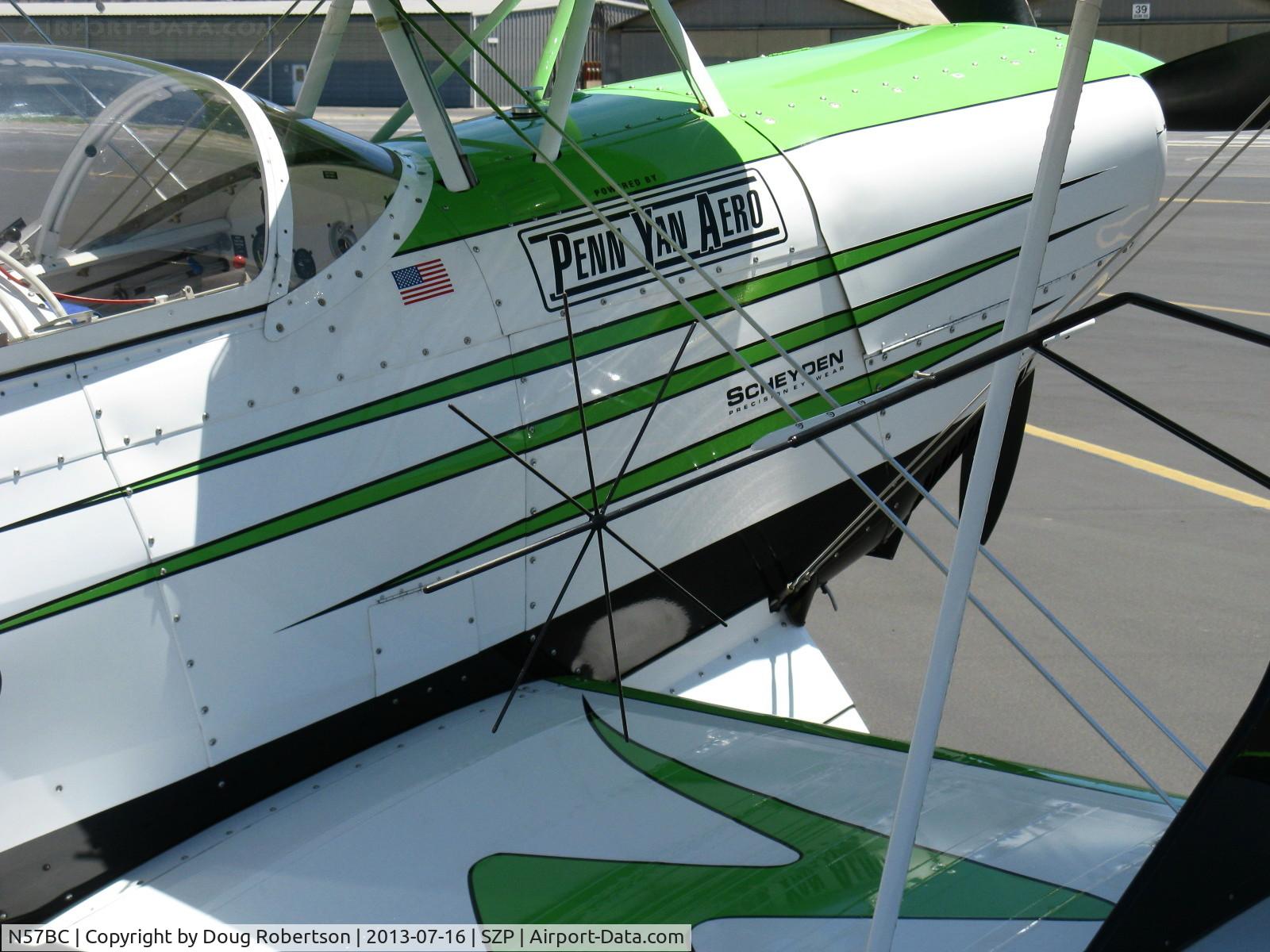 N57BC, 2001 Aviat Pitts S-2C Special C/N 6042, 2001 Aviat S-2C PITTS SPECIAL, Lycoming AEIO-540, Bill Cornick's airshow ride, angle-of-attack indicator