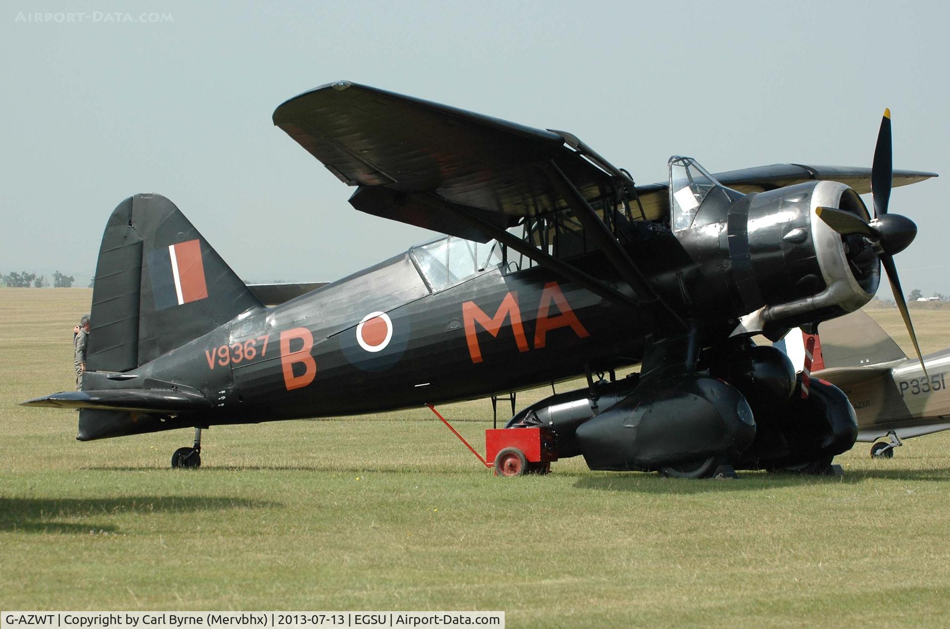 G-AZWT, 1938 Westland Lysander IIIA C/N Y1536, Part of the 