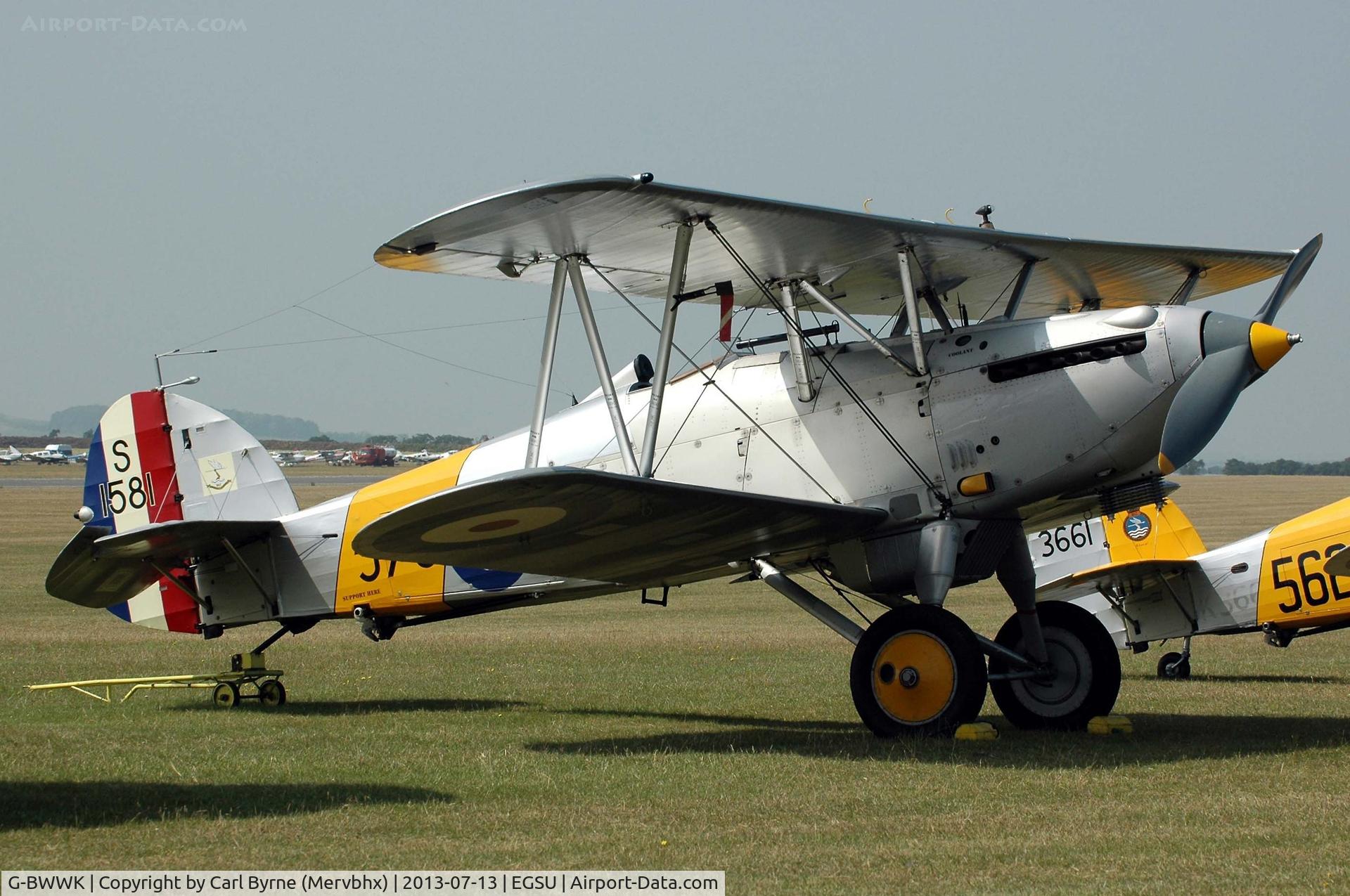 G-BWWK, 1932 Hawker Nimrod I C/N 41H-43617, Part of the 