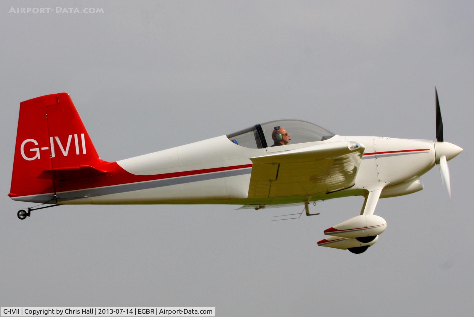 G-IVII, 2004 Vans RV-7 C/N PFA 323-14222, at the Real Aeroplane Club's Wings & Wheels fly-in, Breighton