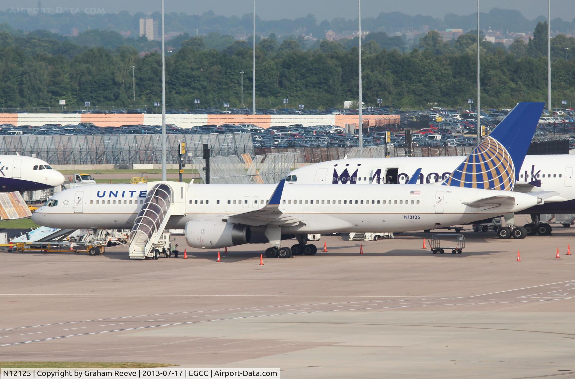 N12125, 1998 Boeing 757-224 C/N 28967, Parked at Manchester.