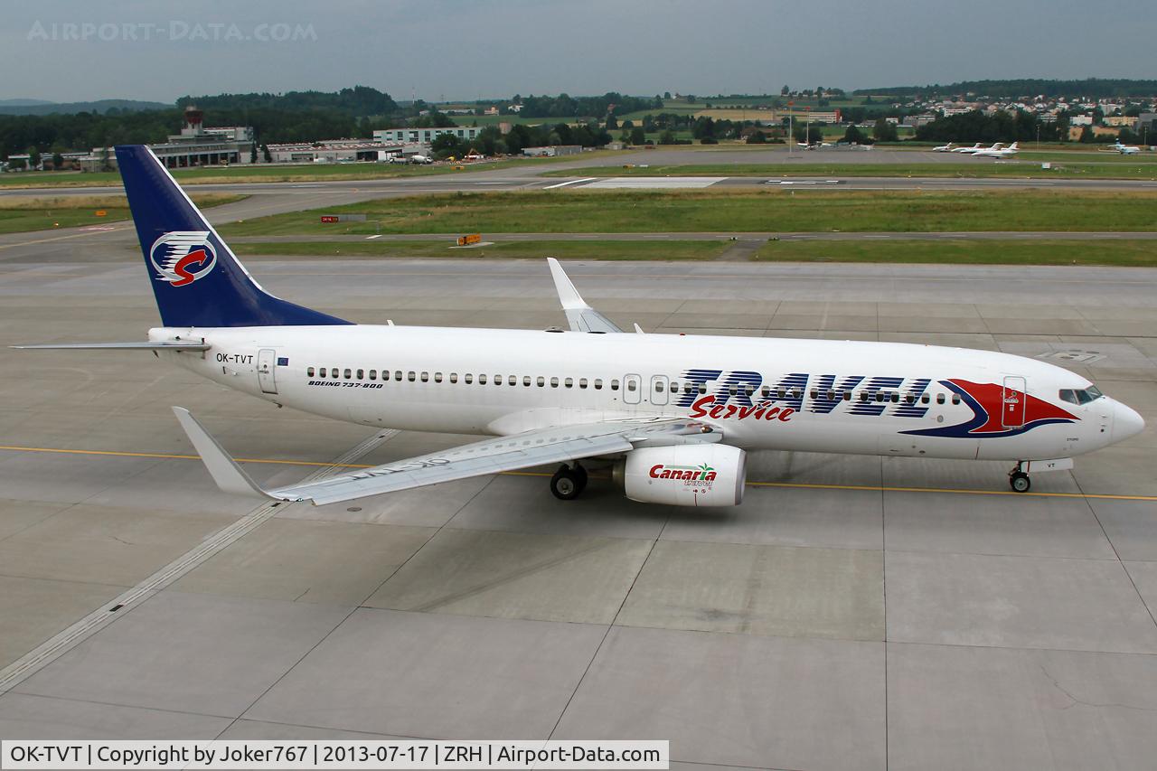 OK-TVT, 2012 Boeing 737-86N C/N 39394, Travel Service