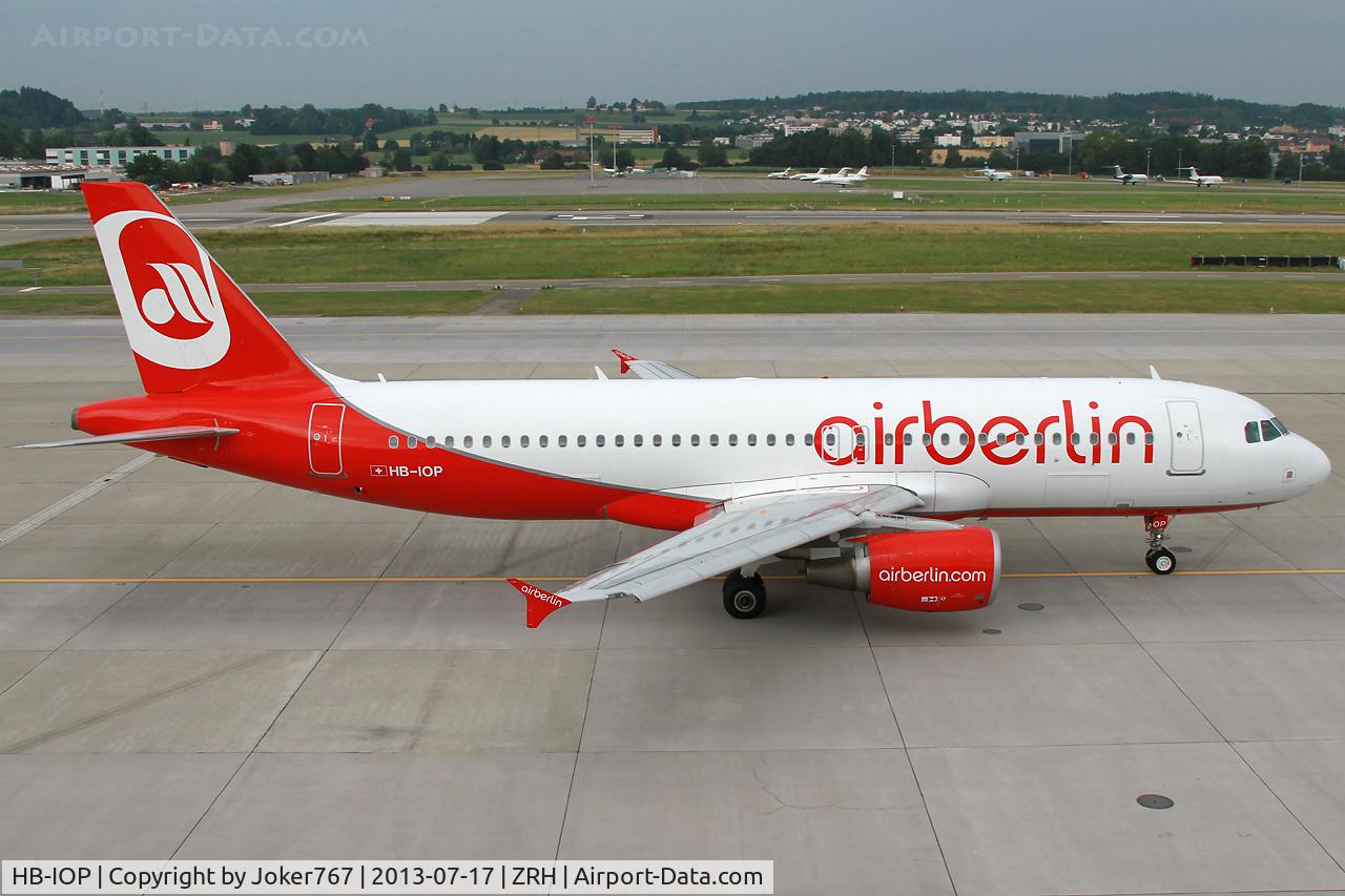 HB-IOP, 2010 Airbus A320-214 C/N 4187, Air Berlin (Belair)