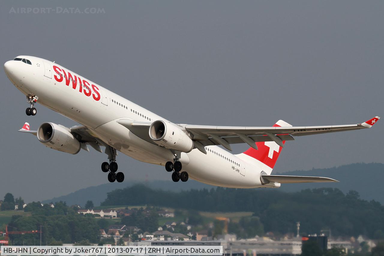 HB-JHN, 2013 Airbus A330-343X C/N 1403, Swiss