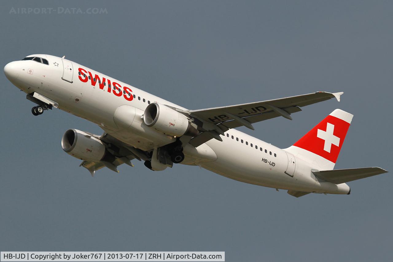 HB-IJD, 1995 Airbus A320-214 C/N 553, Swiss