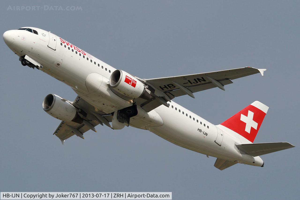 HB-IJN, 1996 Airbus A320-214 C/N 643, Swiss