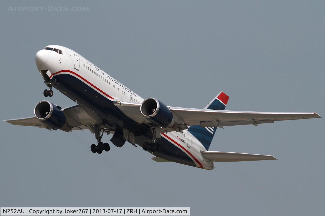 N252AU, 1990 Boeing 767-2B7 C/N 24765, US Airways