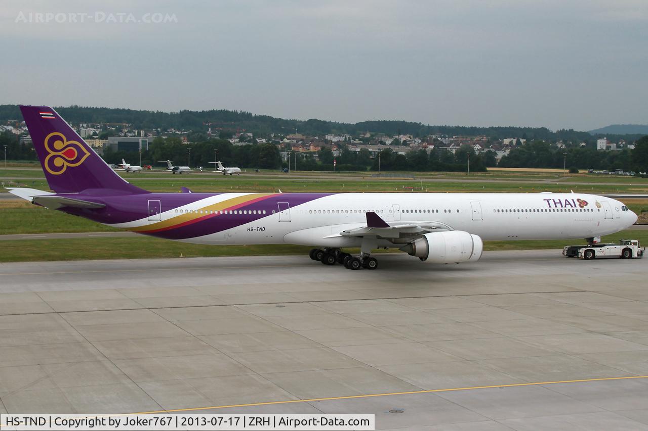 HS-TND, 2005 Airbus A340-642 C/N 710, Thai Airways