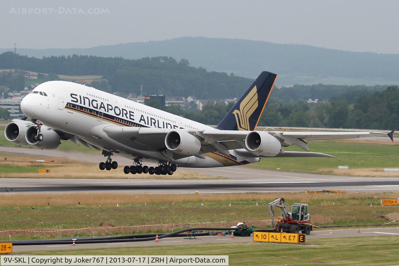 9V-SKL, 2010 Airbus A380-841 C/N 058, Singapore Airlines