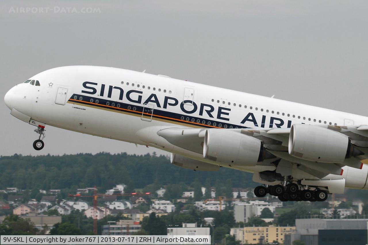 9V-SKL, 2010 Airbus A380-841 C/N 058, Singapore Airlines