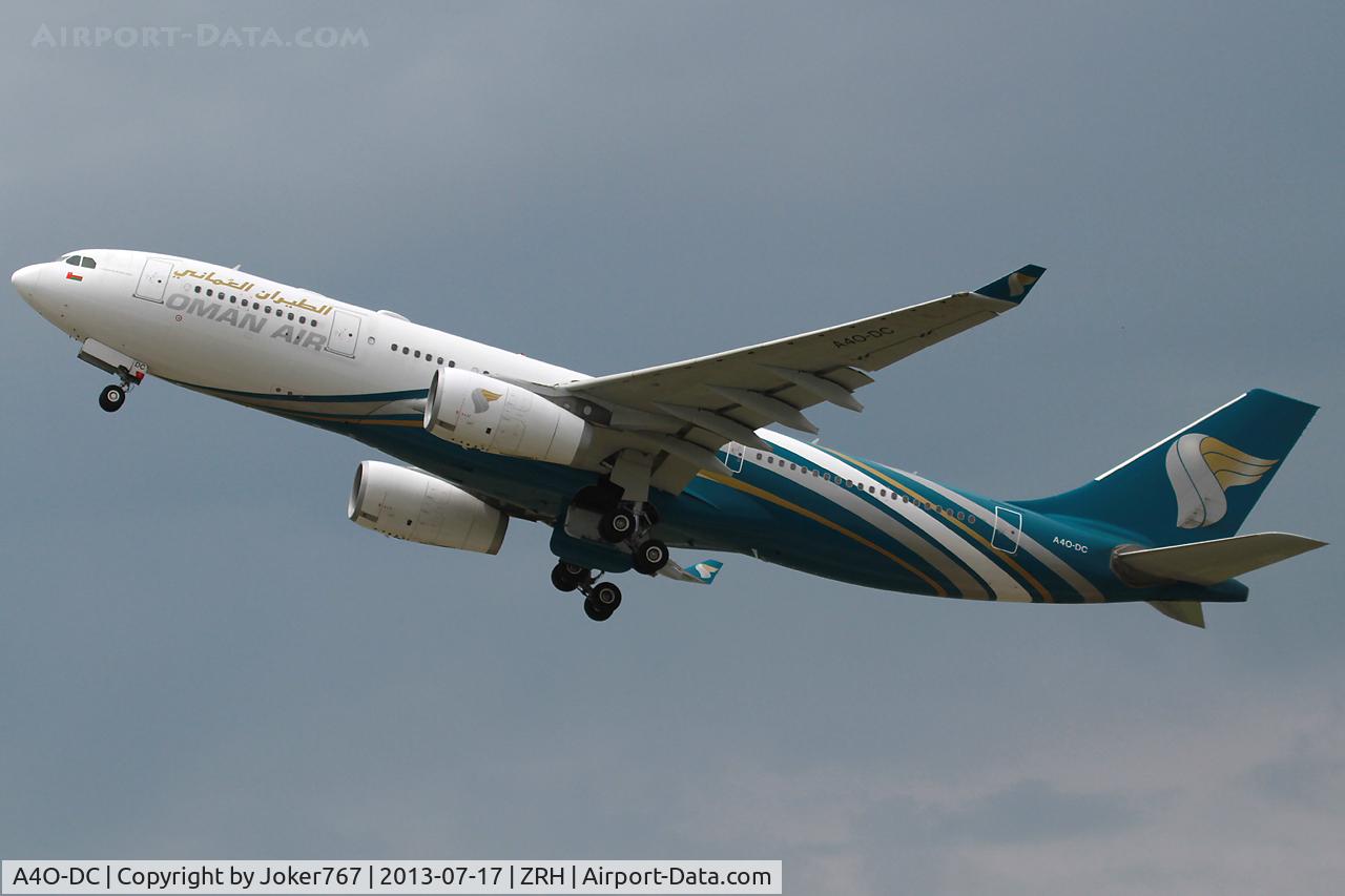 A4O-DC, 2009 Airbus A330-243 C/N 1049, Oman Air