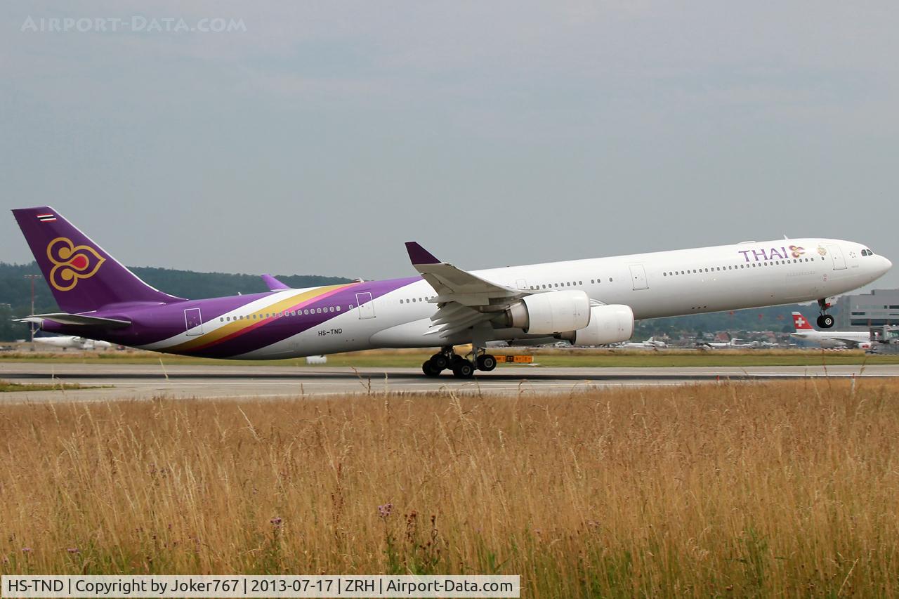 HS-TND, 2005 Airbus A340-642 C/N 710, Thai Airways