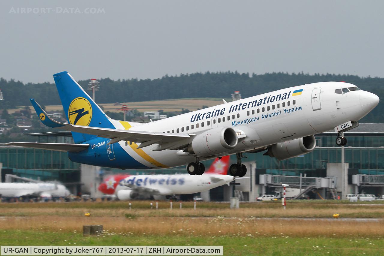 UR-GAN, 1998 Boeing 737-36N C/N 28569, Ukraine International Airlines