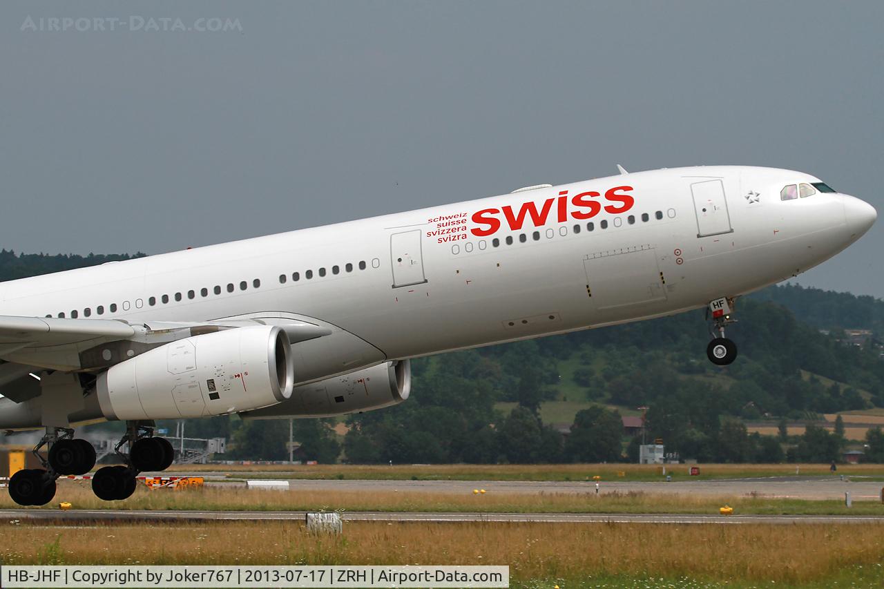 HB-JHF, 2010 Airbus A330-343X C/N 1089, Swiss