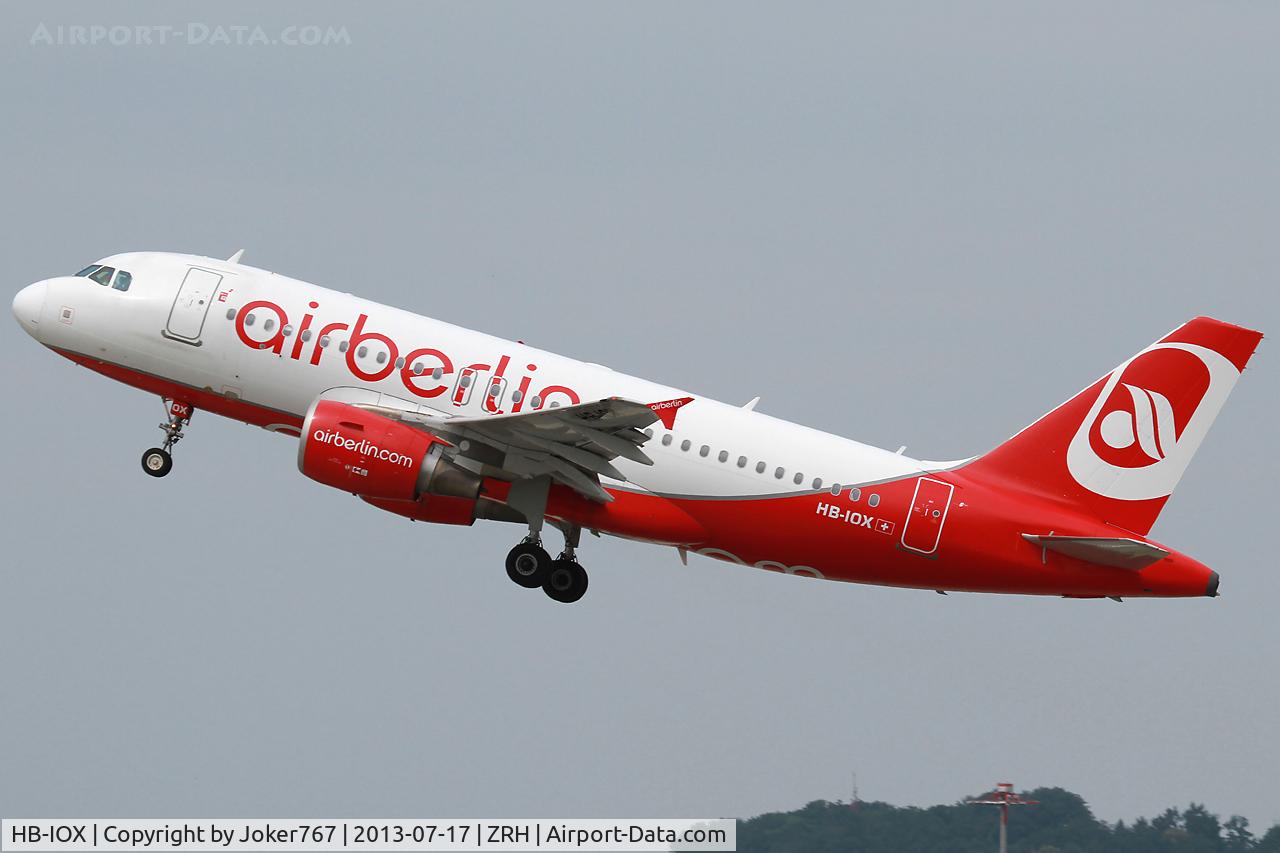 HB-IOX, 2008 Airbus A319-112 C/N 3604, Air Berlin (Belair)
