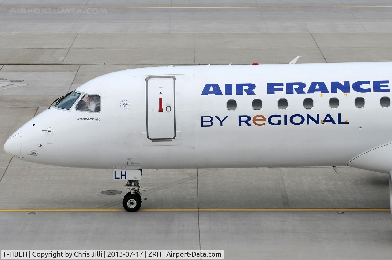 F-HBLH, 2009 Embraer 190LR (ERJ-190-100LR) C/N 19000266, Air France Regional