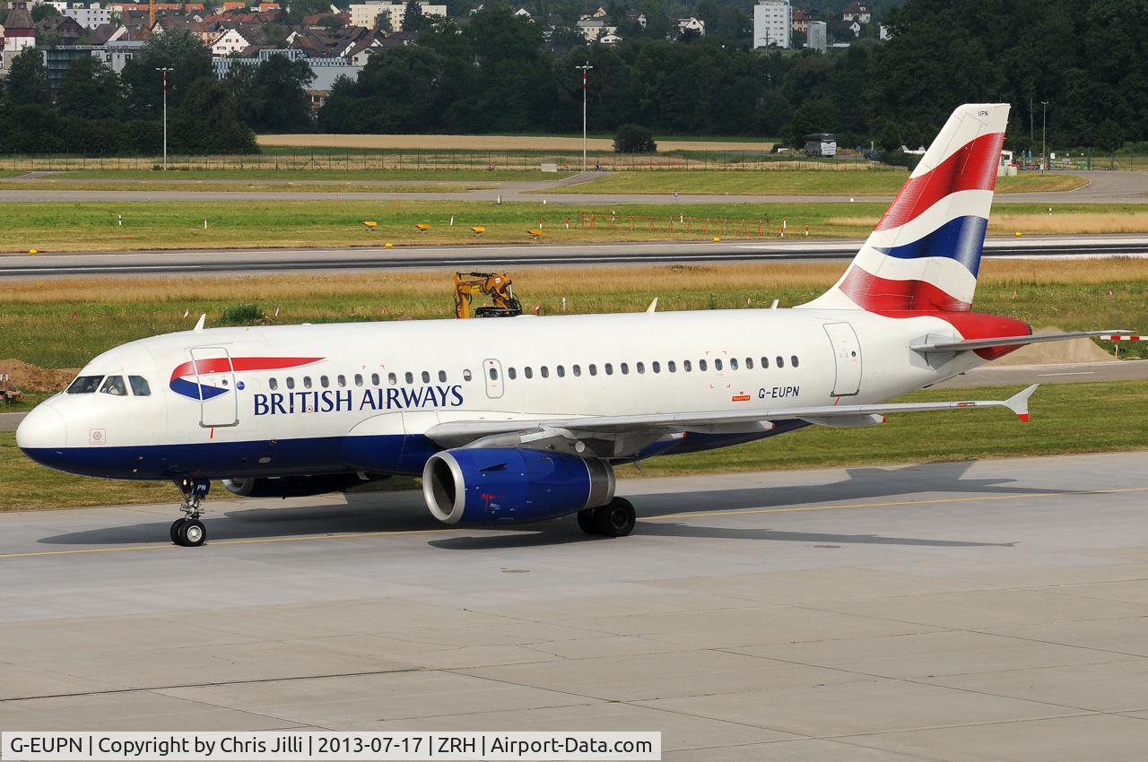 G-EUPN, 2000 Airbus A319-131 C/N 1261, British Airways