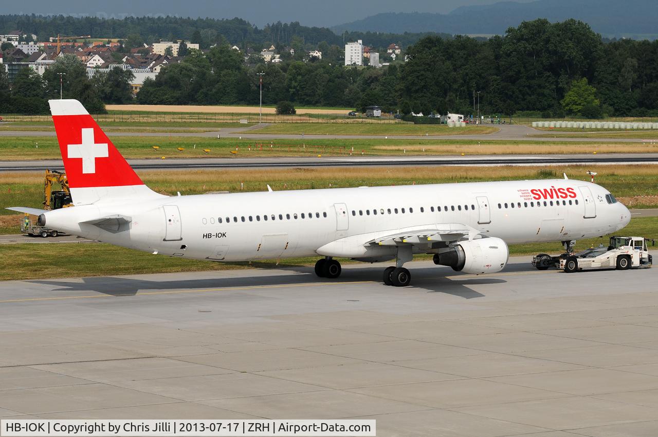 HB-IOK, 1999 Airbus A321-111 C/N 987, Swiss