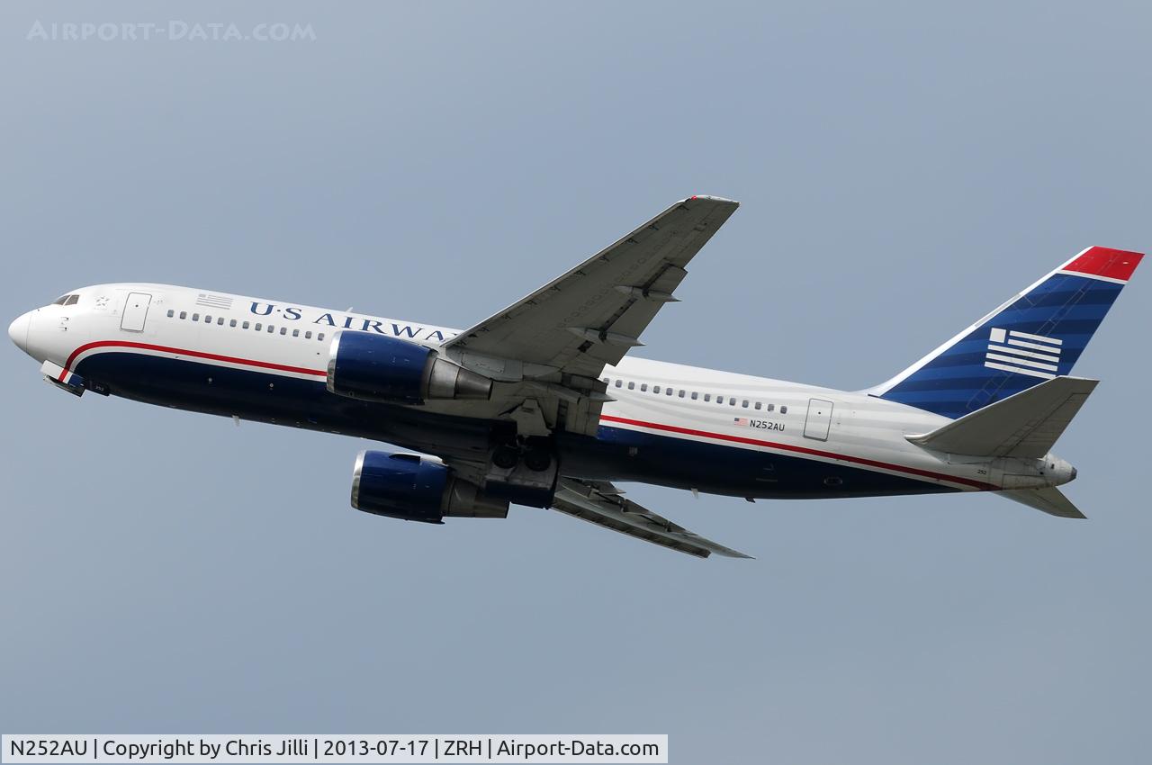 N252AU, 1990 Boeing 767-2B7 C/N 24765, US Airways