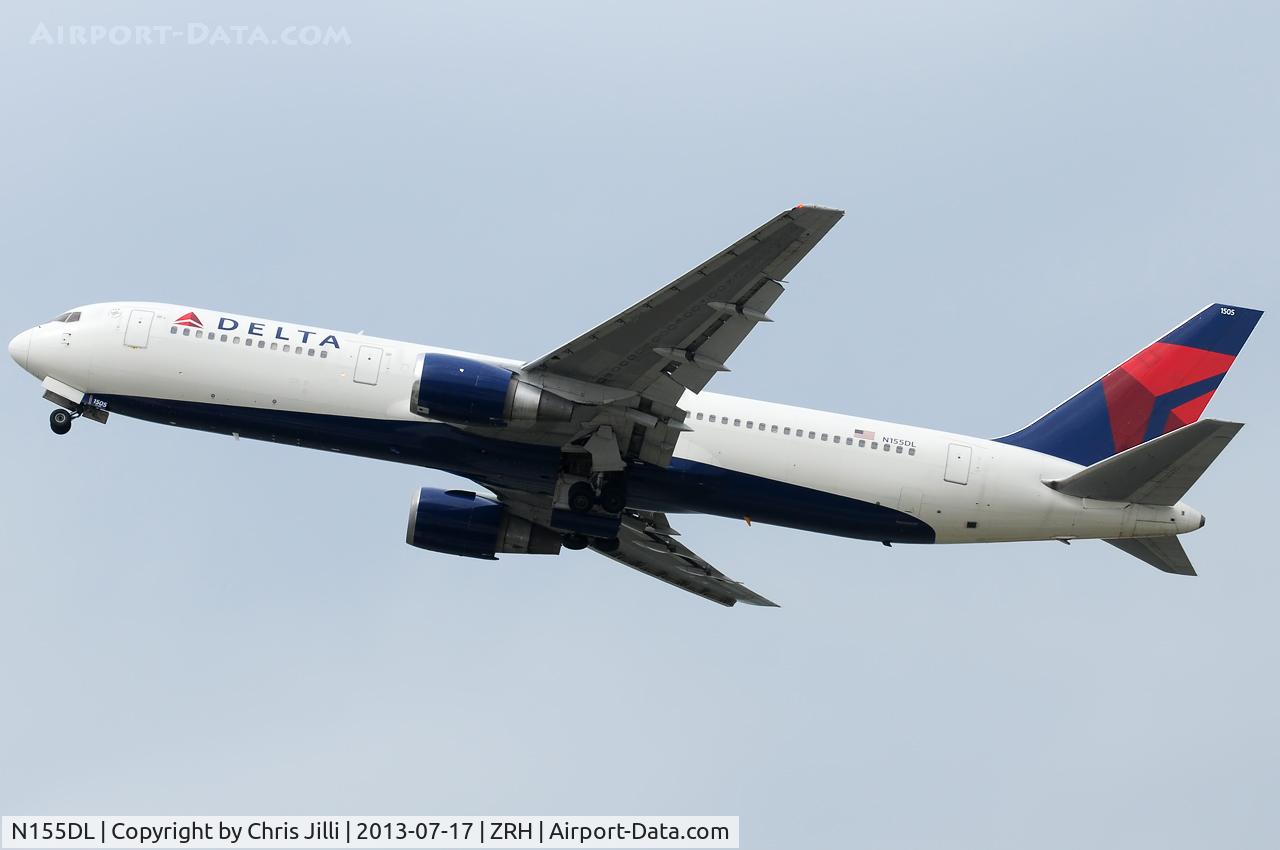N155DL, 1991 Boeing 767-3P6 C/N 25269, Delta