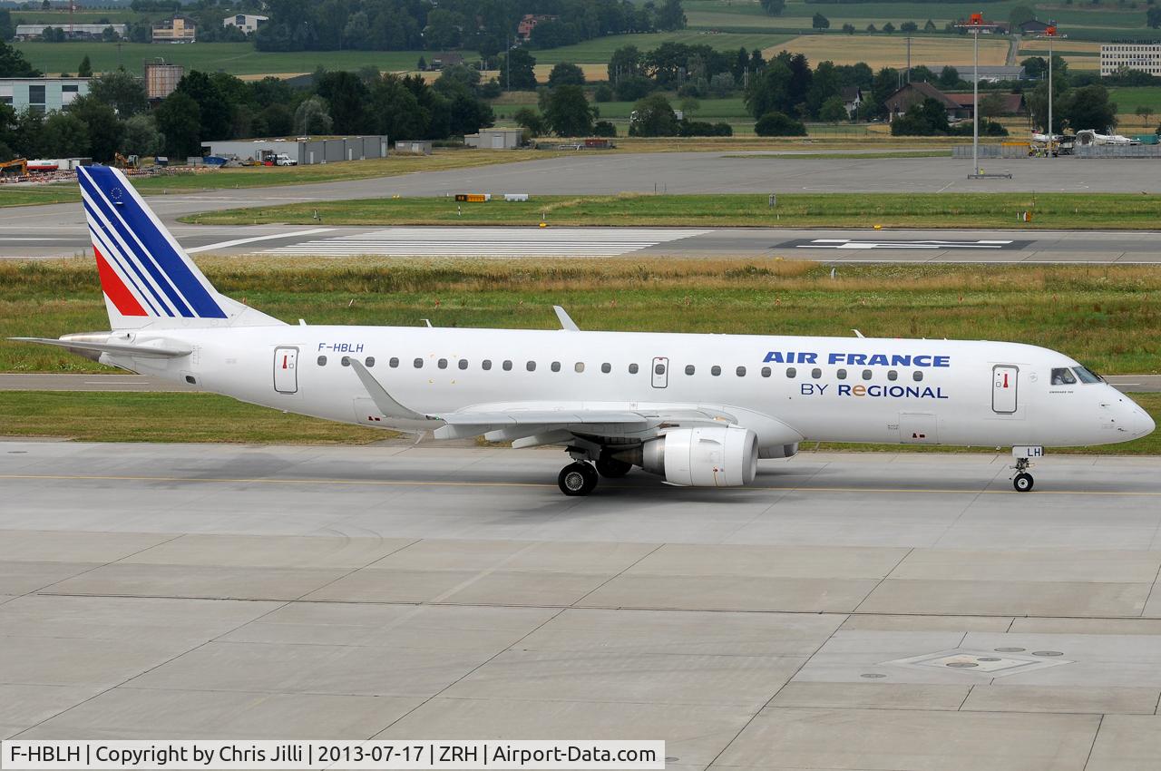 F-HBLH, 2009 Embraer 190LR (ERJ-190-100LR) C/N 19000266, Air France Regional