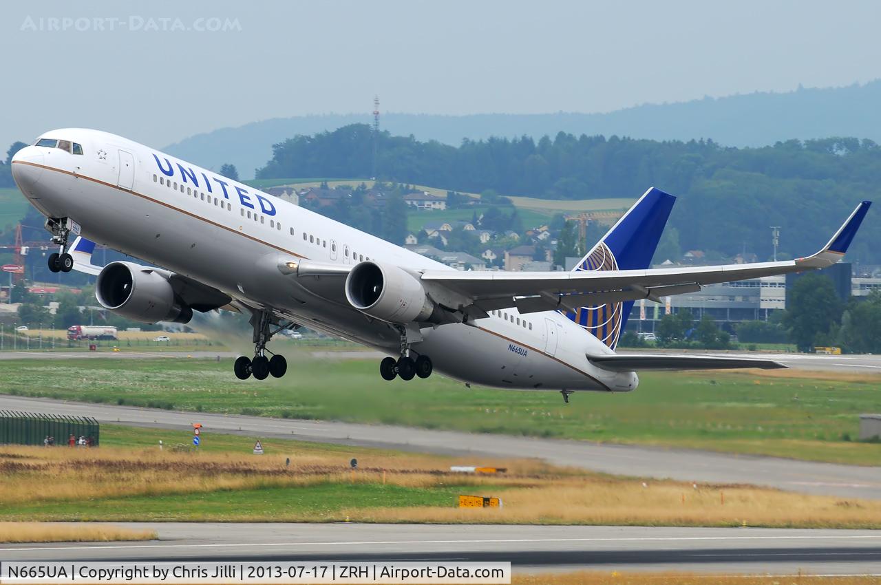 N665UA, 1998 Boeing 767-322 C/N 29237, United AIrlines