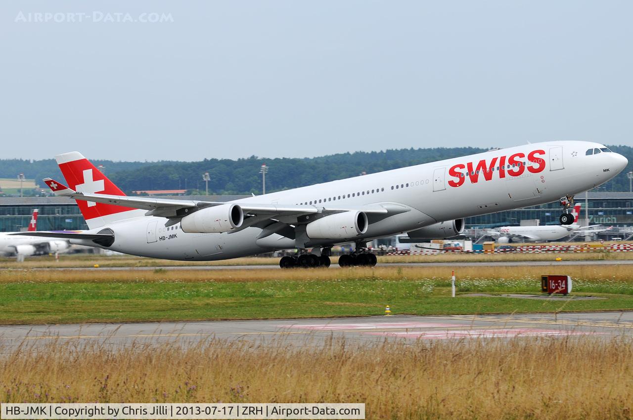 HB-JMK, 1997 Airbus A340-313 C/N 169, Swiss