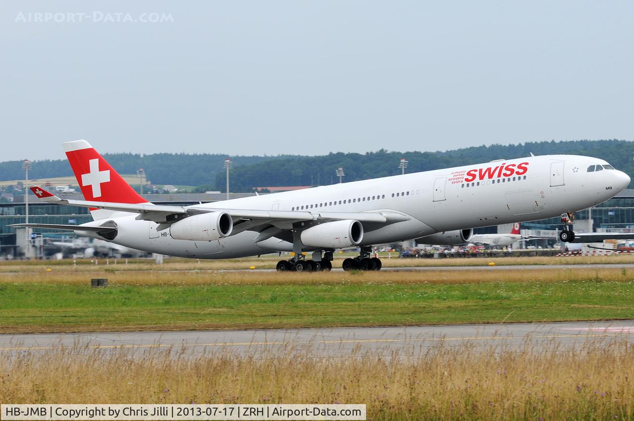 HB-JMB, 2003 Airbus A340-313 C/N 545, Swiss