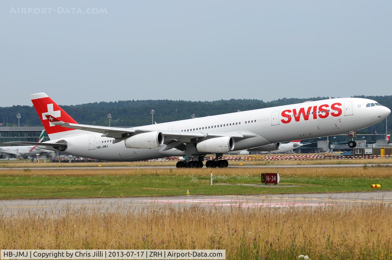 HB-JMJ, 1996 Airbus A340-313X C/N 150, Swiss