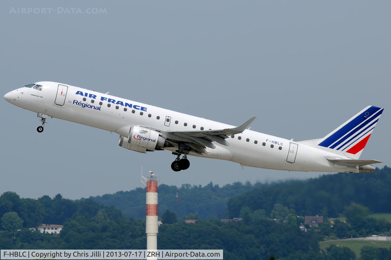 F-HBLC, 2007 Embraer 190AR (ERJ-190-100IGW) C/N 19000080, Air France Regional