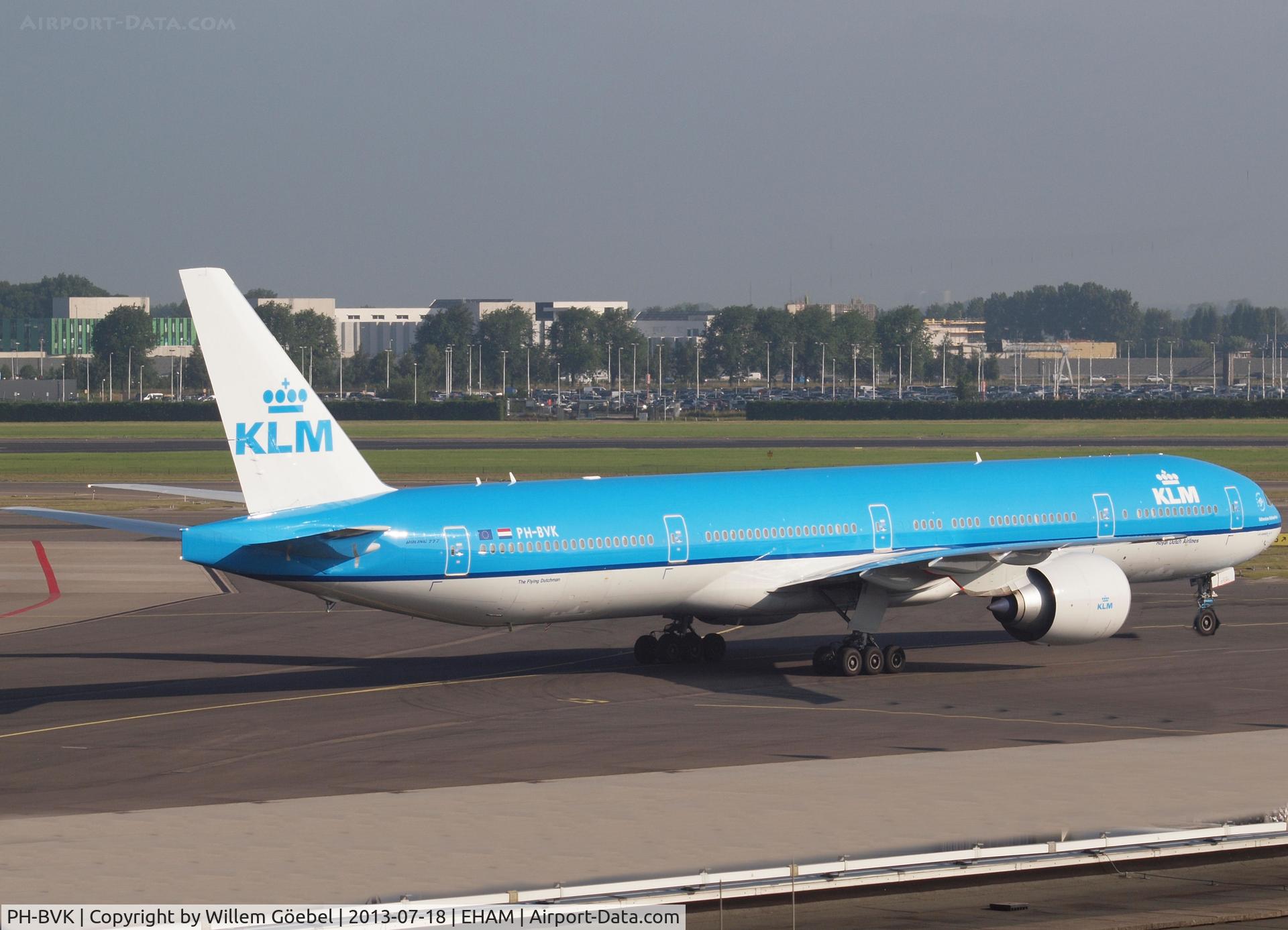 PH-BVK, 2013 Boeing 777-306/ER C/N 42172, Taxi to runway off Schiphol Airport