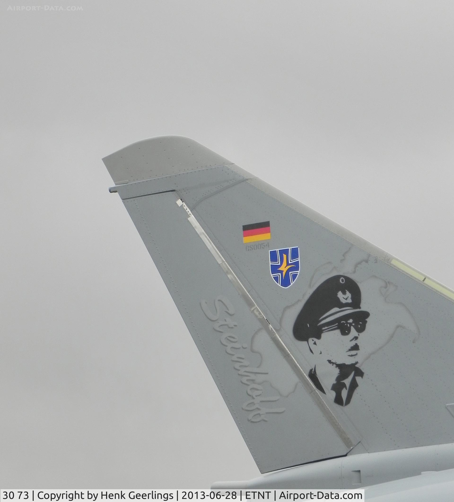 30 73, Eurofighter EF-2000 Typhoon S C/N GS054, Phantom F-4 - Farewell ; Openday at Wittmund AFB, Germany , Spcl cs tail 