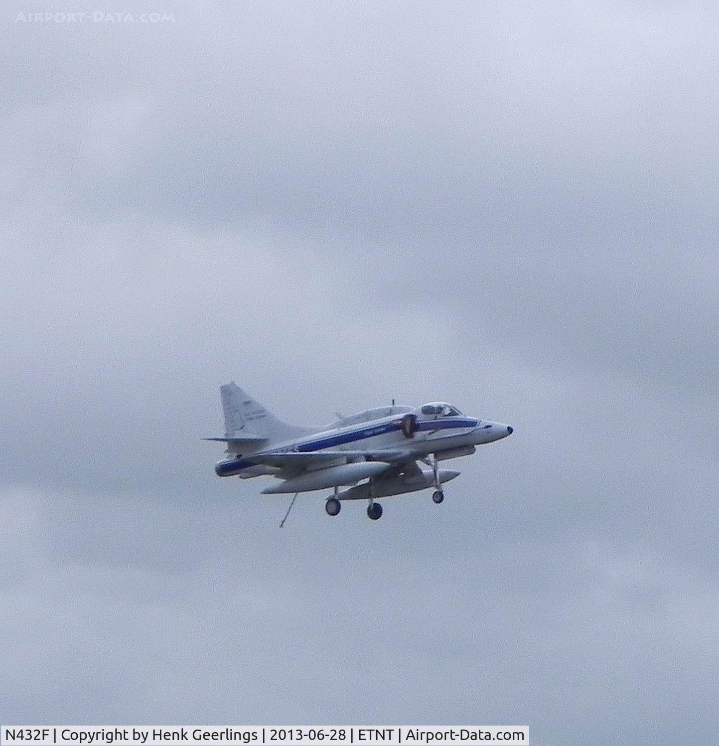 N432F, Dassault Falcon (Mystere) 20 C/N 433, Phantom F-4 - Farewell ; Openday at Wittmund AFB, Germany.