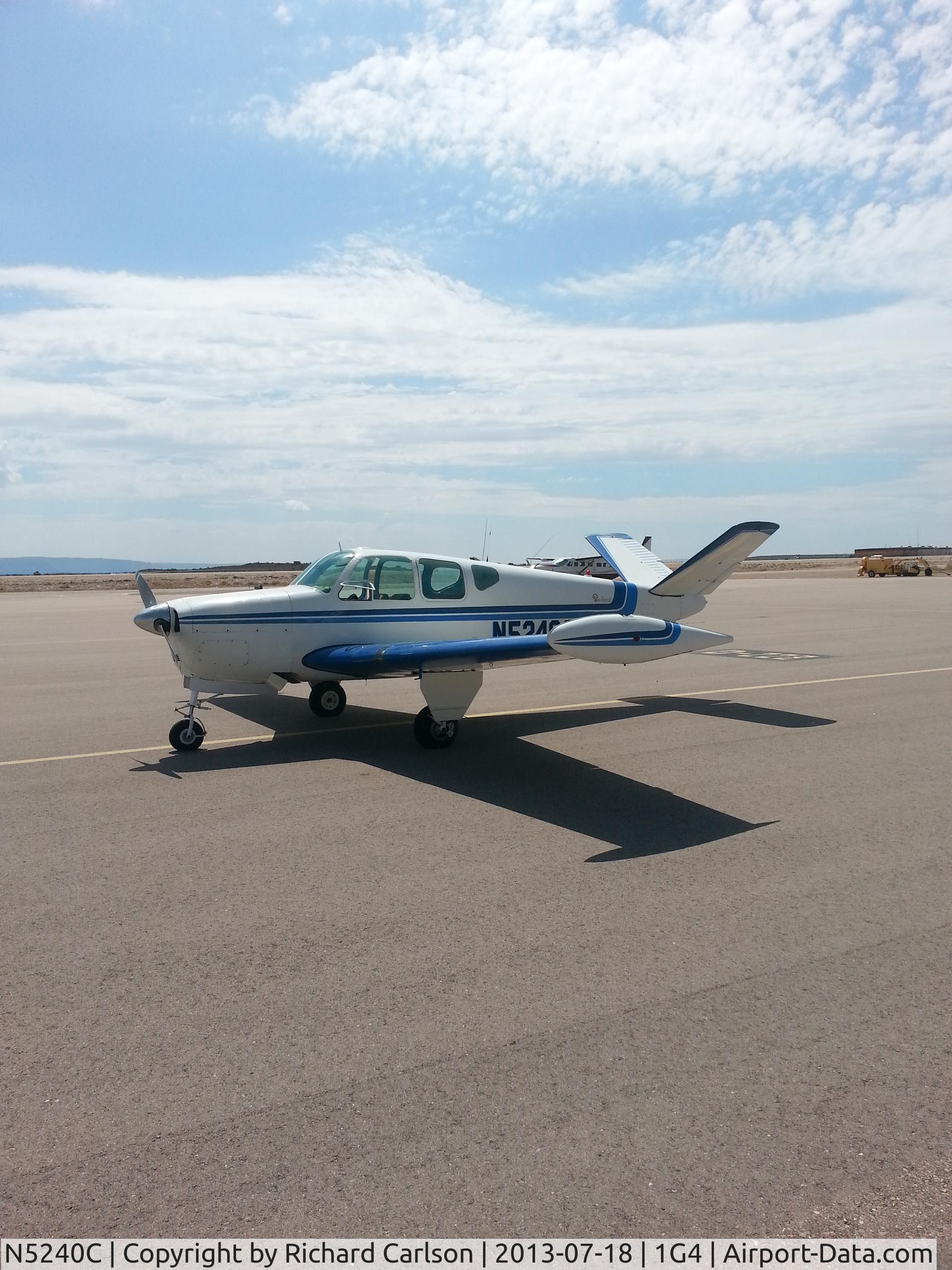 N5240C, 1950 Beech B35 C/N D-2631, 1G4 7/18/2013