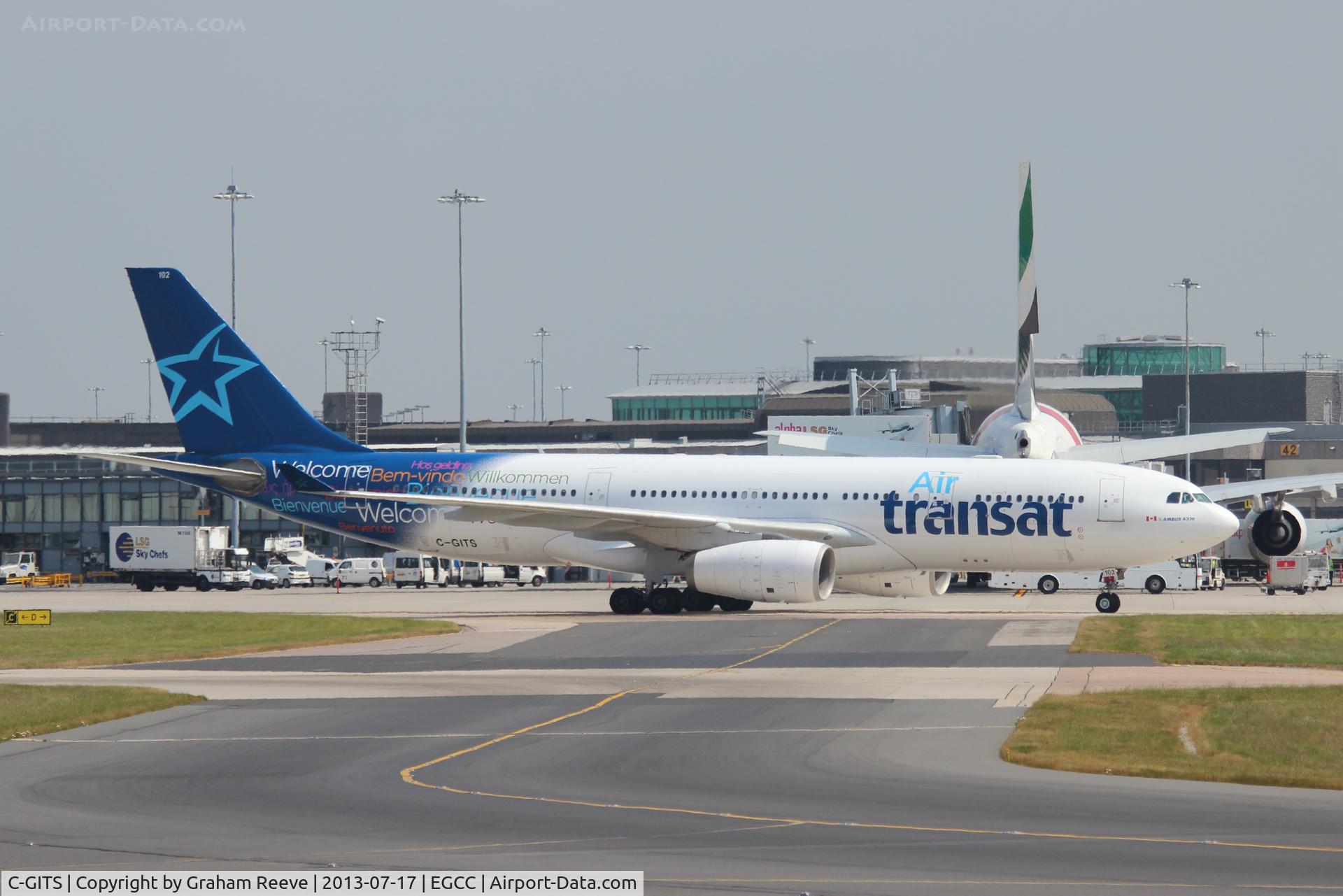 C-GITS, 1999 Airbus A330-243 C/N 0271, About to depart.