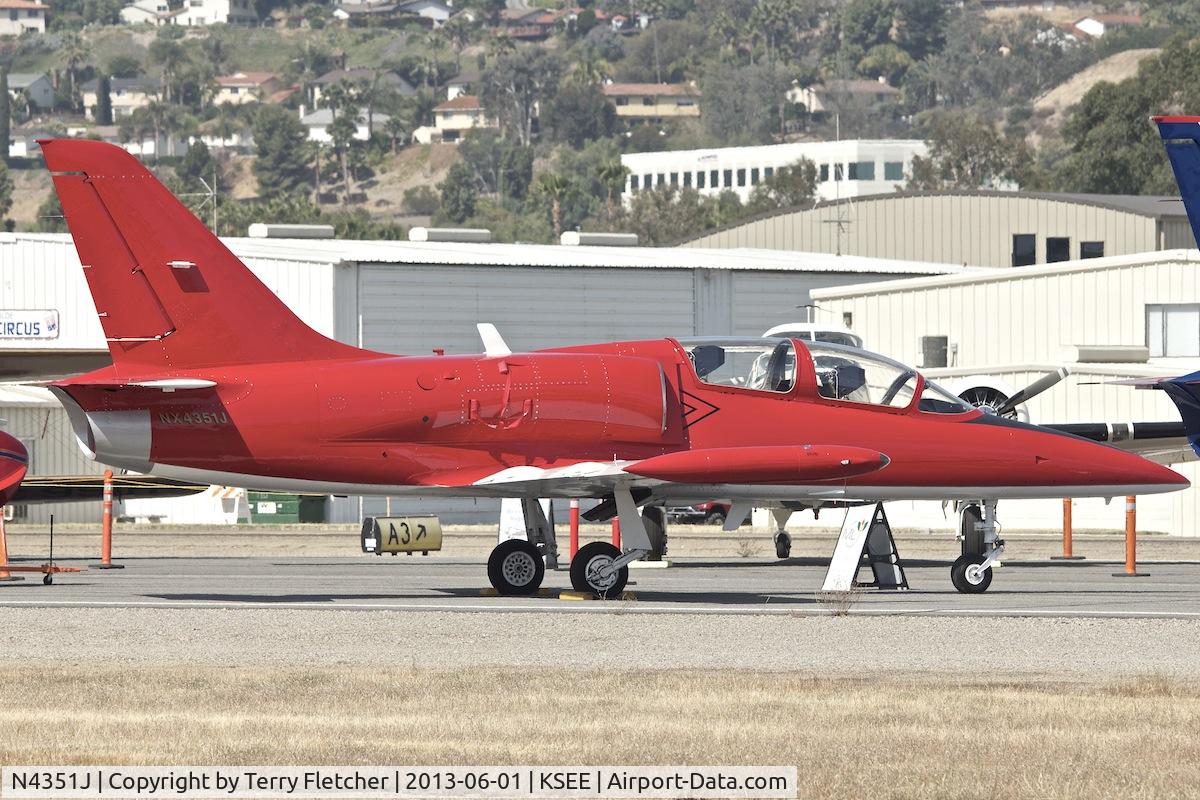 N4351J, 1983 Aero L-39C Albatros C/N 332501, At 2013 Wings Over Gillespie Airshow in San Diego , California