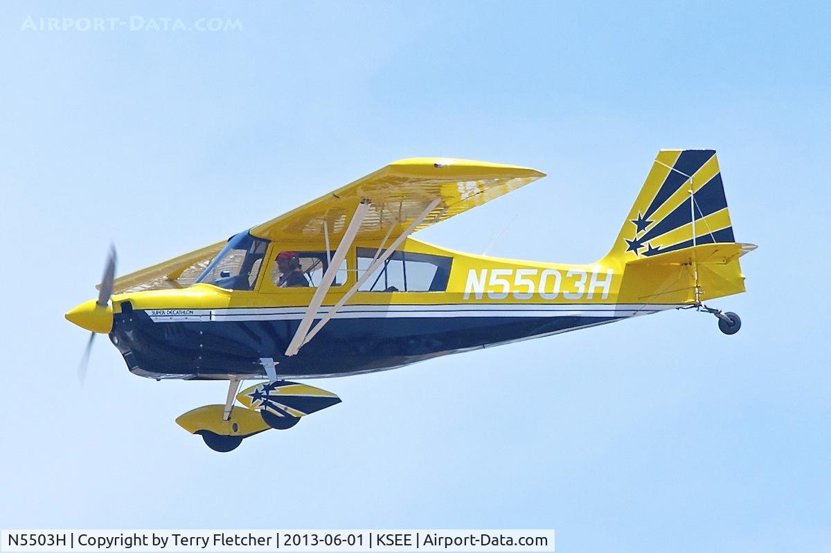 N5503H, 1978 Bellanca 8KCAB Super Decathlon C/N 413-78, At 2013 Wings Over Gillespie Airshow in San Diego , California