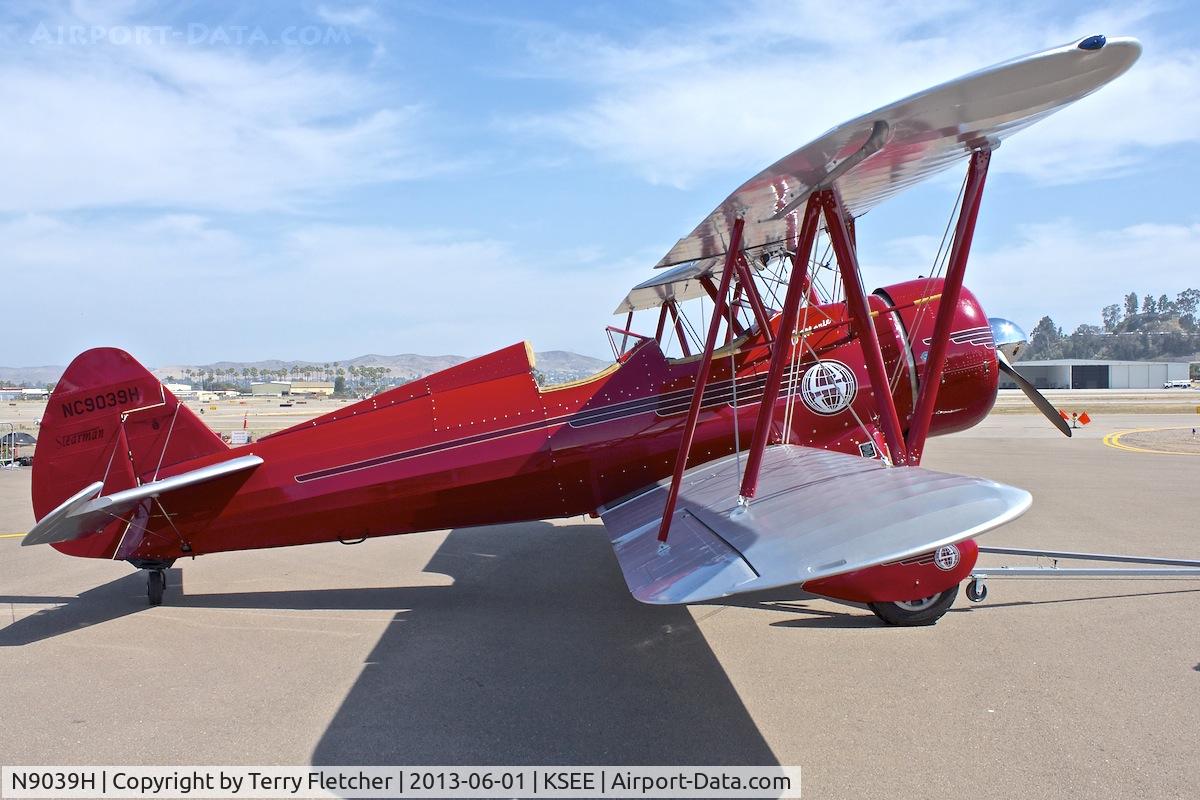 N9039H, 1941 Boeing B75N1 C/N 75-6801, At 2013 Wings Over Gillespie Airshow in San Diego , California