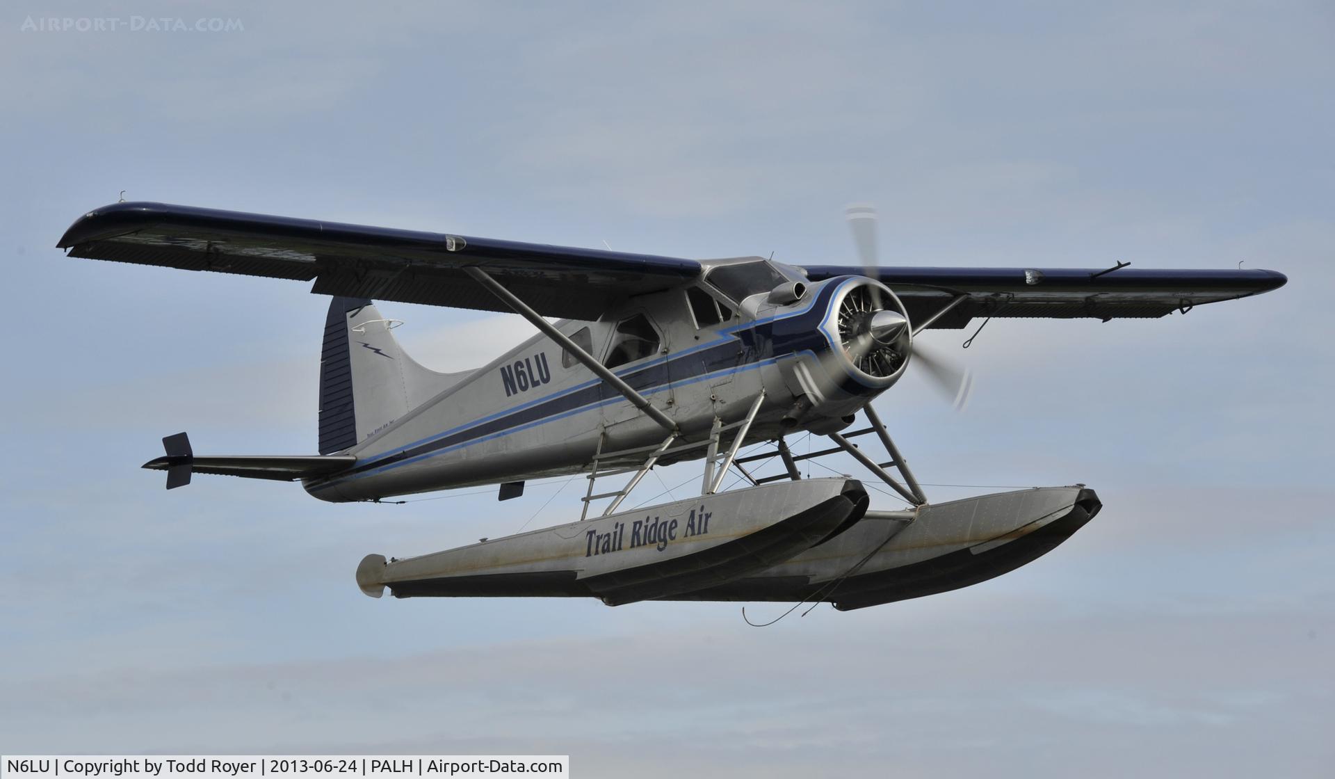 N6LU, 1954 De Havilland Canada DHC-2 Beaver Mk.I C/N 908, Departing Lake Hood