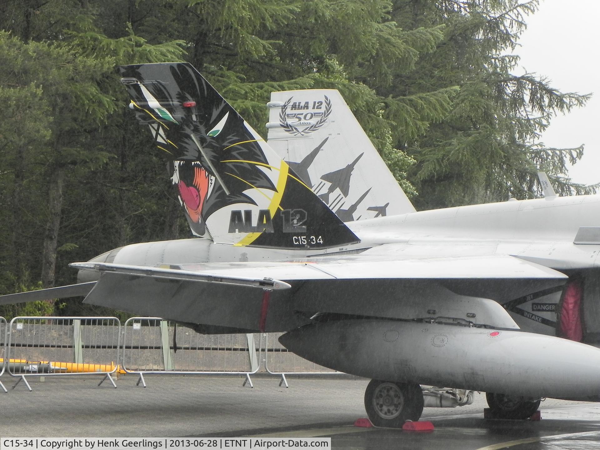 C15-34, McDonnell Douglas EF-18A+ Hornet C/N 0638/A530, Phantom F-4F Farewell Airshow at Wittmund AFB