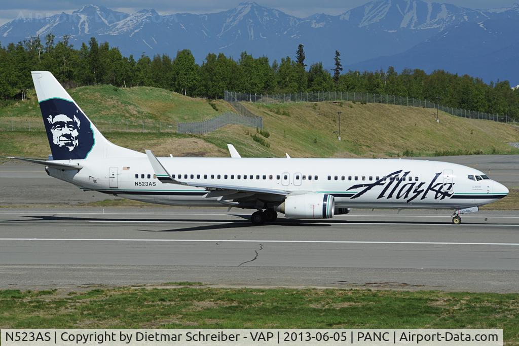 N523AS, 2009 Boeing 737-890 C/N 35194, Alaska Airlines Boeing 737-800