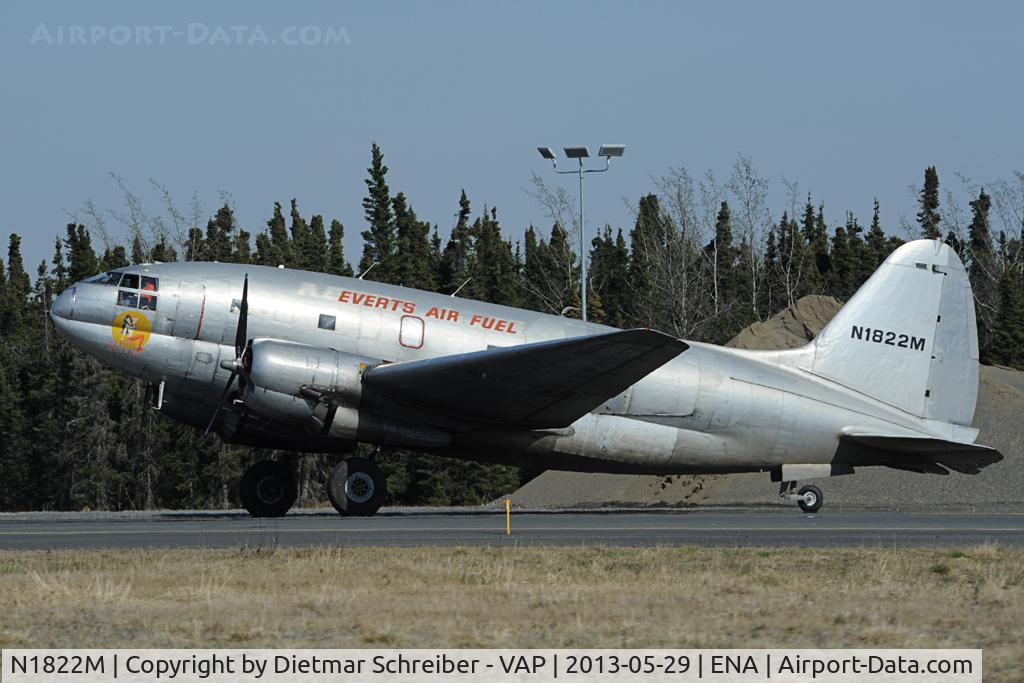 N1822M, 1945 Curtiss Wright C-46F-1CU C/N 22521, Everts Air Fuel Curtiss C46