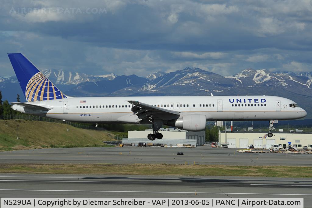N529UA, 1991 Boeing 757-222 C/N 25019, United Airlines Boeing 757-200