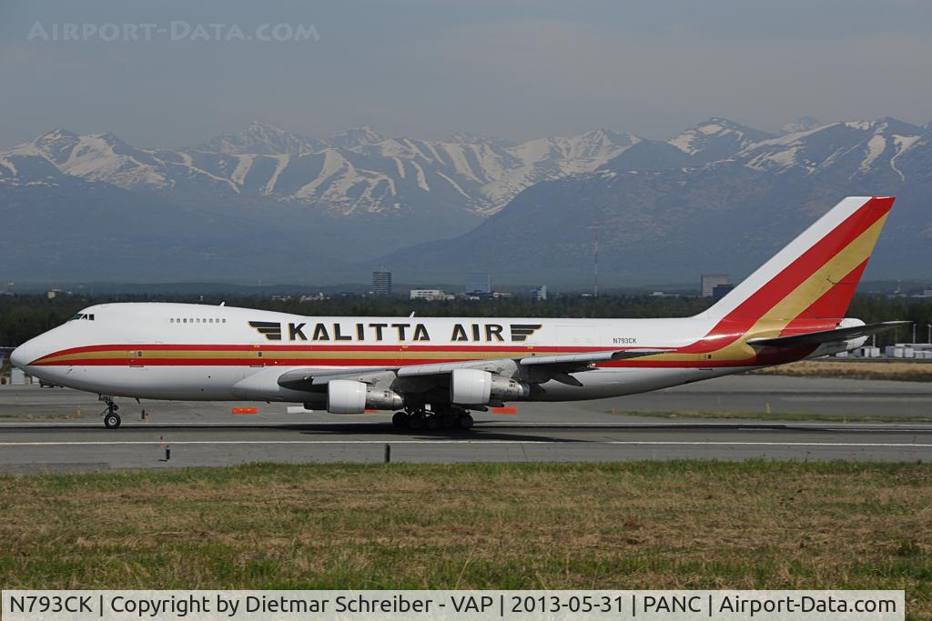 N793CK, 1987 Boeing 747-222B C/N 23736, Kalitta Air Boeing 747-200