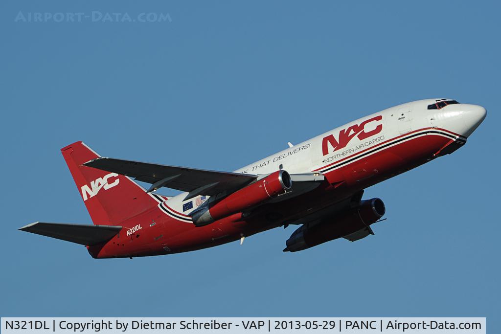 N321DL, 1984 Boeing 737-232 C/N 23093, Northern Air Cargo Boeing 737-200