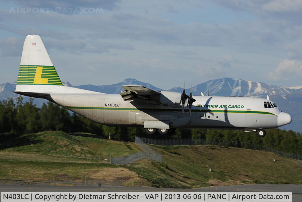 N403LC, 1974 Lockheed L-100-30 Hercules (L-382) C/N 382-4590, Lynden Air Cargo C130